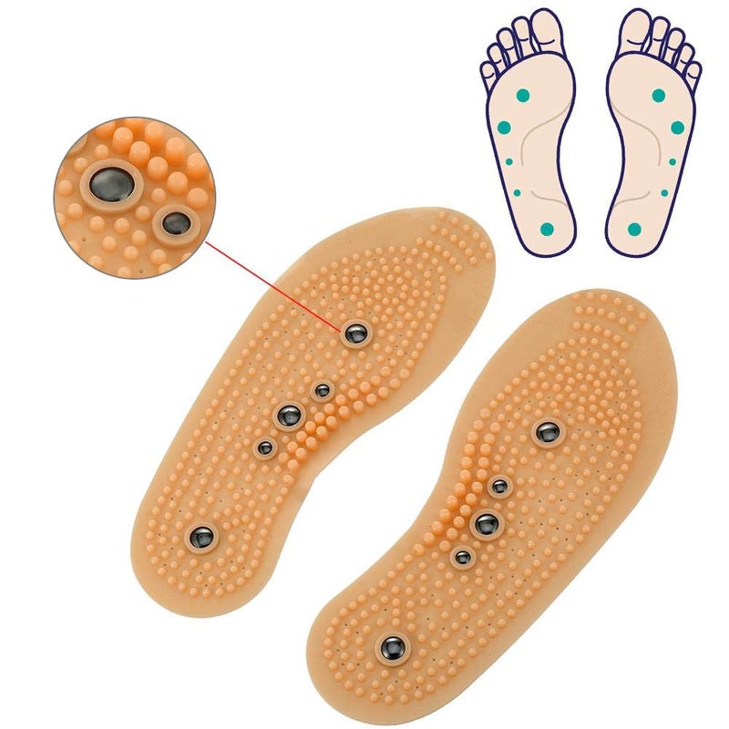woobles Massage Insoles Comfort Pads,Height Increasing Sports Magnetic Health Shoe Pads for those who need to increase and breathe(41-45(CN)) - Image 5